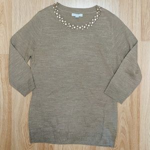 NY & Co Jewelled Collar Sweater